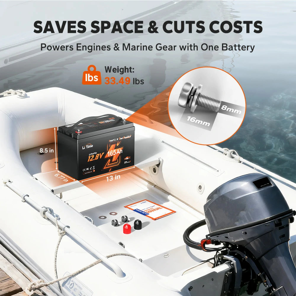 LiTime 12V 165Ah Dual Purpose EN image 2