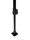 Campingtisch TJÖRN 80 - 80x60x51/71cm, schwarzes Aluminiumgestell