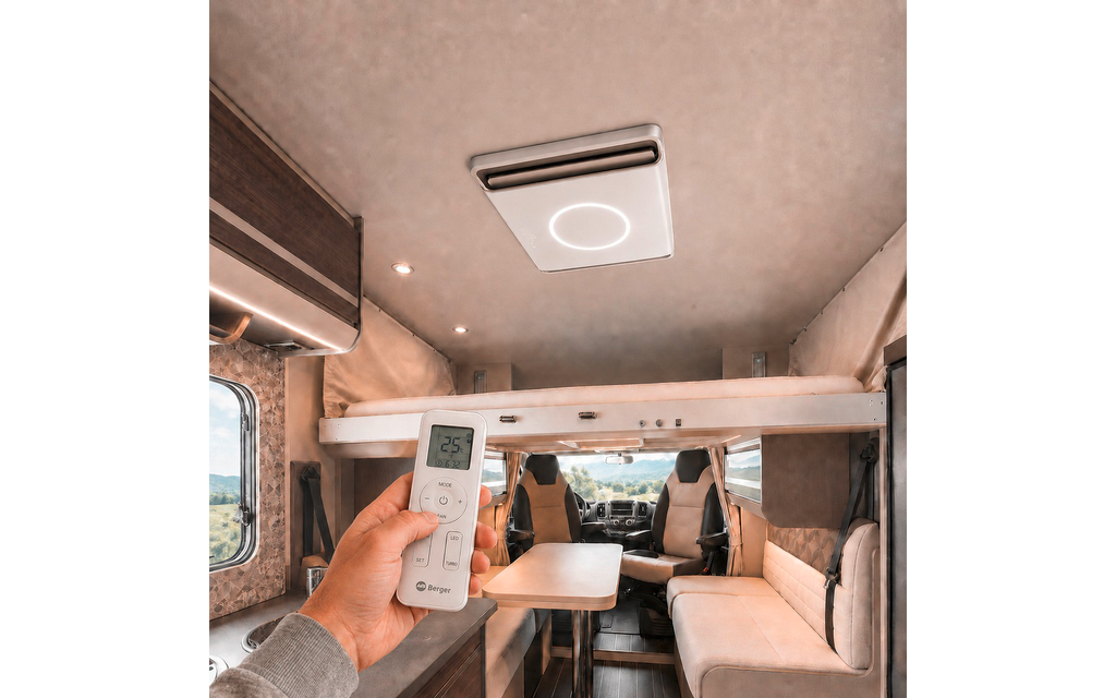 Покривен климатик Berger Arktar Roof 3600 W, бял - снимка 7