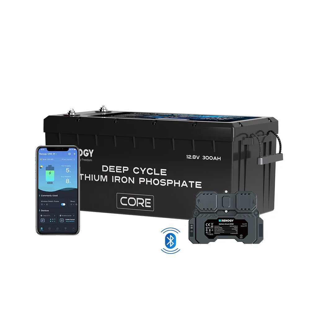 Renogy Core 12V 300Ah self-heating - image 2 - RBT12300LFPSH__59851.1750158961.1280.1280.webp