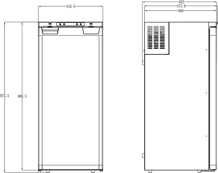 Compressor refrigerator Carbest LR90L 