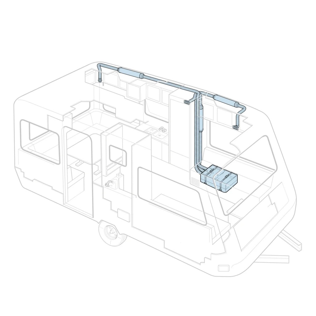Truma Saphir comfort RC - монтаж в каравана