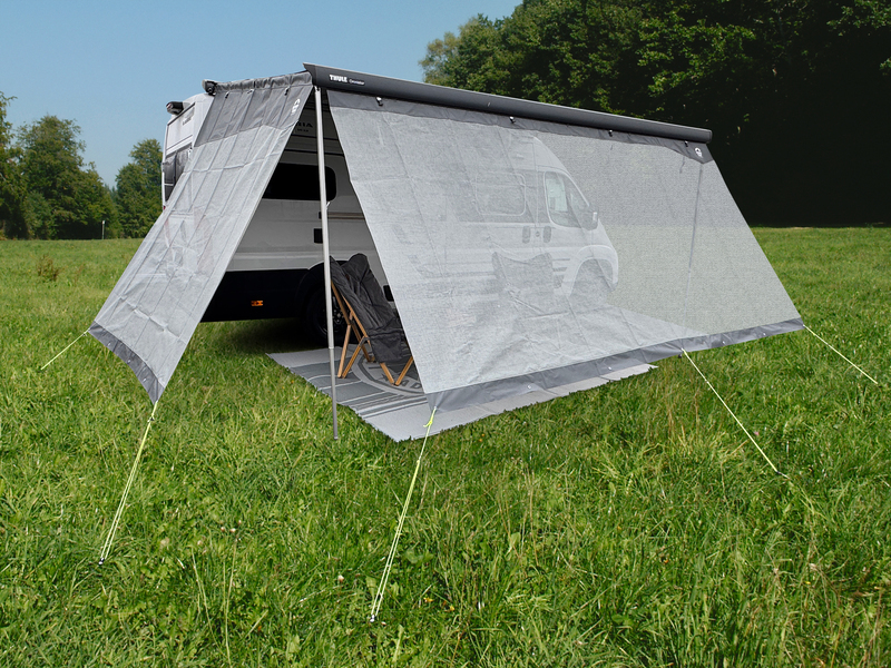 Слънцезащитен страничен панел за маркизи SAONA Side Sunblocker, 250x190cm, сив