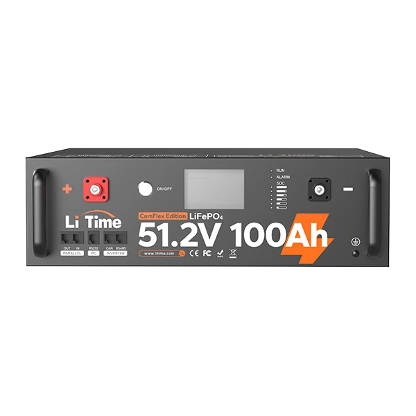 LiFePO4 акумулатор LiTime 51.2V 100Ah Smart ComFlex 3U Rack