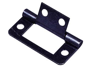 Права панта за капак 38 mm, чернена