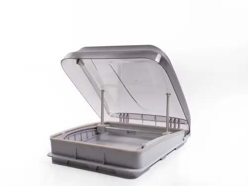 Покривен люк Carbest, 400x400 мм, с вградени щора, мрежа против комари и LED осветление