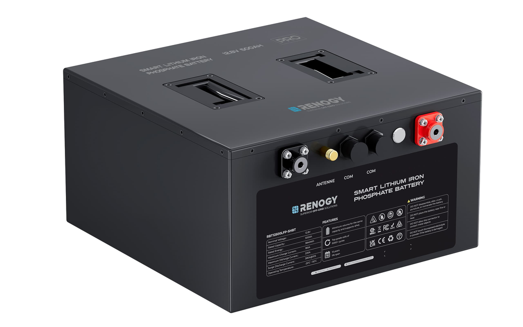 PRO 12V 500Ah Under Seat Smart Lithium Iron Phosphate Battery 