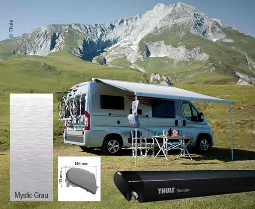 Thule Omnistor 6300 (Kit за Fiat Ducato от 2007), 3.75m, Anthracite