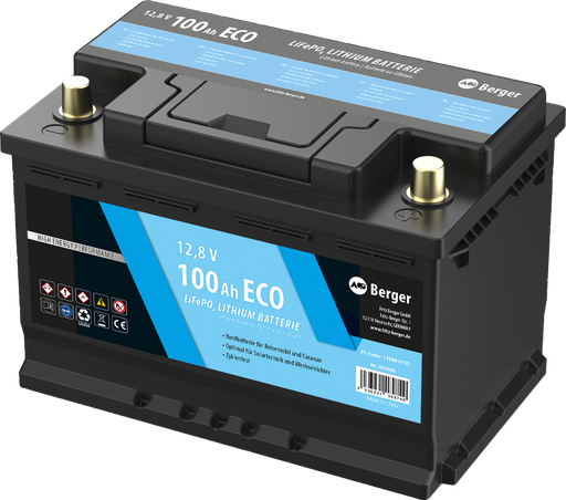 LiFePO4 акумулатор Berger 100 Ah Eco