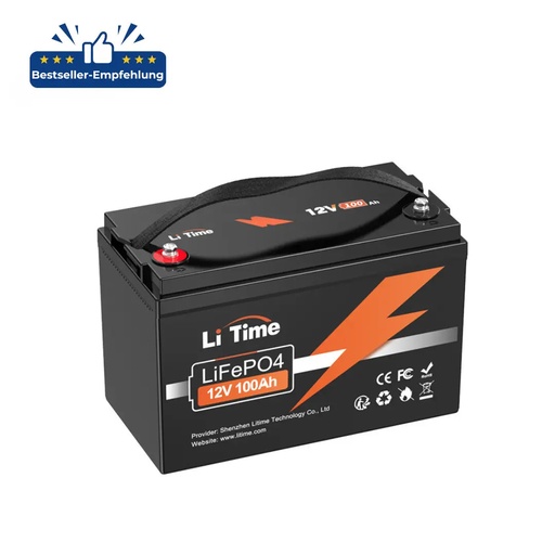 [12V100-100-BASIC-4-A100] LiTime 12V 100Ah LiFePO4 акумулатор Basic