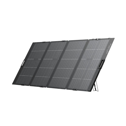 Сгъваем двустранен соларен панел EcoFlow 400W Lightweight Bifacial Portable Solar Panel, черен